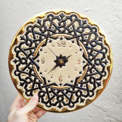 Reloj de cerámica "Arte" -...