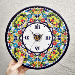 Ceramic Clock - 29 cm. -
