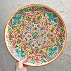 Plato "Cruz" - 42cm. -