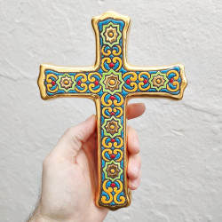 Ceramic cross "Arte" - 21cm. -