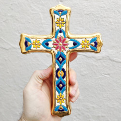 Cruz de cerámica "Arte" -...