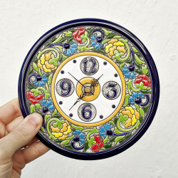 Ceramic Clock - 17cm. -
