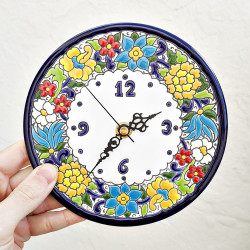 Ceramic Clock - 17cm. -