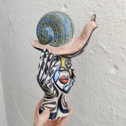 Piece "Snail" - 28cm. -