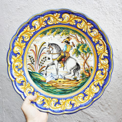 Plat "Chevalier" 42cm.