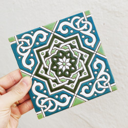 Ceramic tiles "15cm. (6")"...