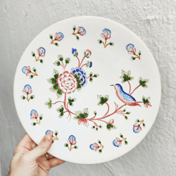Plate "Birds" - 30cm. -