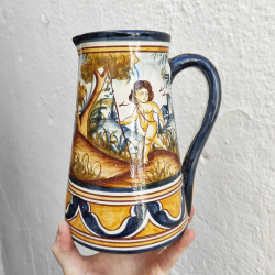 Ceramic jug "Rama" - 21cm. -