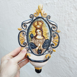 "Holy water" font-cross...