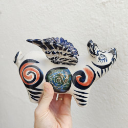 Pièce "Cerdo-Alado" - 21 cm. -