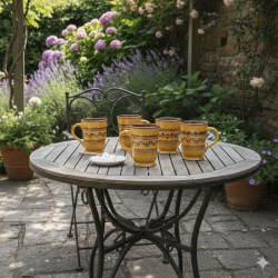 Mug en céramique - 13 cm. -