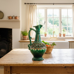 "Tito" openwork green...