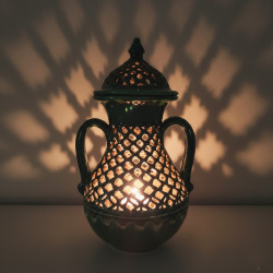 "Tito" openwork green...