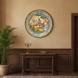 Plat "Quichotte" - 62 cm. -