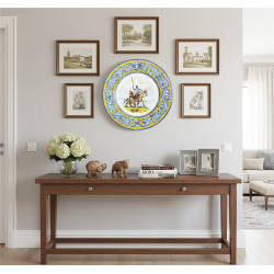 Plat "Don Quichotte" - 43cm. -