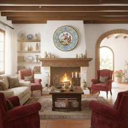 Plato "Quijote" - 52 cm. -