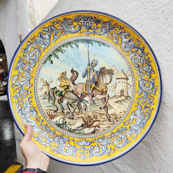 Ceramic plate "Quijote" -...