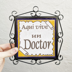 Ceramic Tile "DOCTOR" with...