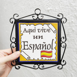 Ceramic Tile "ESPANOL" with...