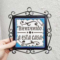 Ceramic Tile "BIENVENIDO"...
