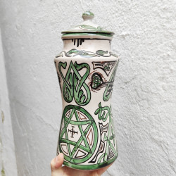 Ceramic Vase with lid...