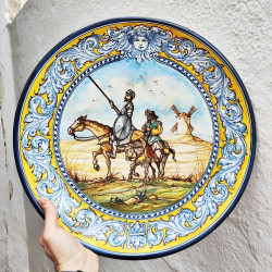 Plato "Quijote" - 43cm. -