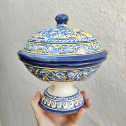 Calice avec couvercle en...