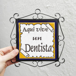 Tile "DENTISTA" Avec cadre...