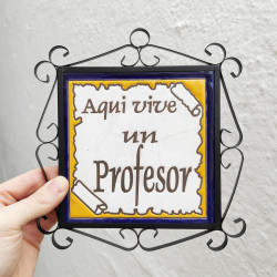 Tile "PROFESOR" Avec cadre...