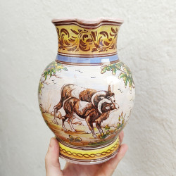 Ceramic jug - 20 cm. -