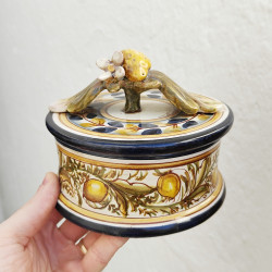 Ceramic box "Rama" - 18cm. -
