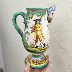 Ceramic jug - 27 cm. -