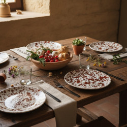 Set de 2 Platos de cerámica.