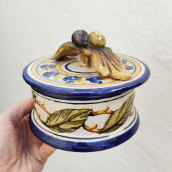 Ceramic box "Rama" - 14cm. -