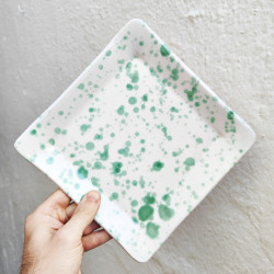 Set de 2 Platos de cerámica.