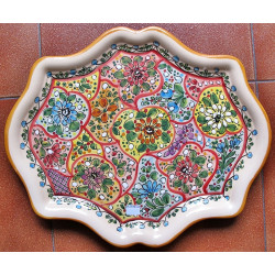 Ceramic Tray - 40 cm. -