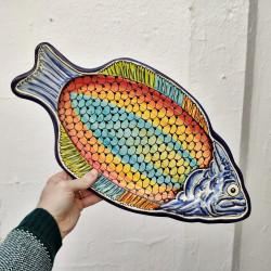 Ceramic Tray "Fish" - 48...